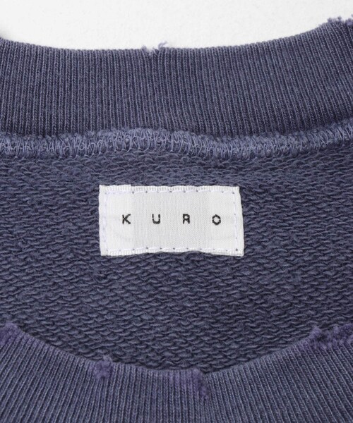 URBAN RESEARCH（アーバンリサーチ）の「KURO　MORE DAMAGE WASHED SWEAT（スウェット・レディース・NAVY・-）」の7枚目の写真