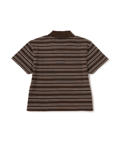 ADAM ET ROPE'（アダムエロペ）の「【Chocomoo×ADAM ET ROPE'】刺しゅうPOLO（ポロシャツ・レディース・ブラック系/ダークブラウン・F）」の22枚目の写真