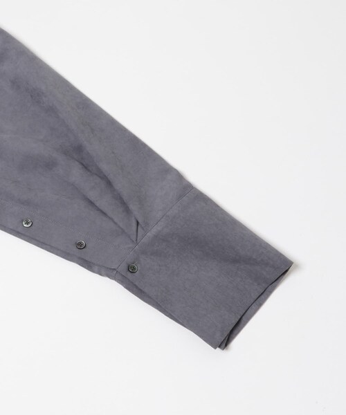 KBF（ケイビーエフ）の「ピーチスキンBIGシャツ（シャツ/ブラウス・レディース・IVORY/BLUE GRAY/CHARCOAL・One）」の21枚目の写真