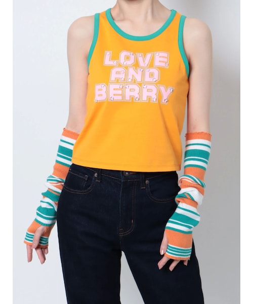 オシャレ魔女 ラブ and ベリー×CALNAMUR】キラキラタンク＆アーム