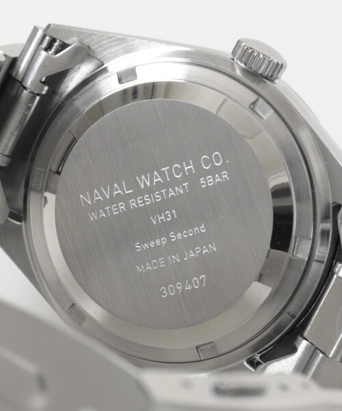 URBAN RESEARCH(アーバンリサーチ)の「NAVALWATCH NAVALWATCH by LOWERCASE(アナログ腕時計・メンズ・SILVER/BLK・Free)」の6枚目の写真