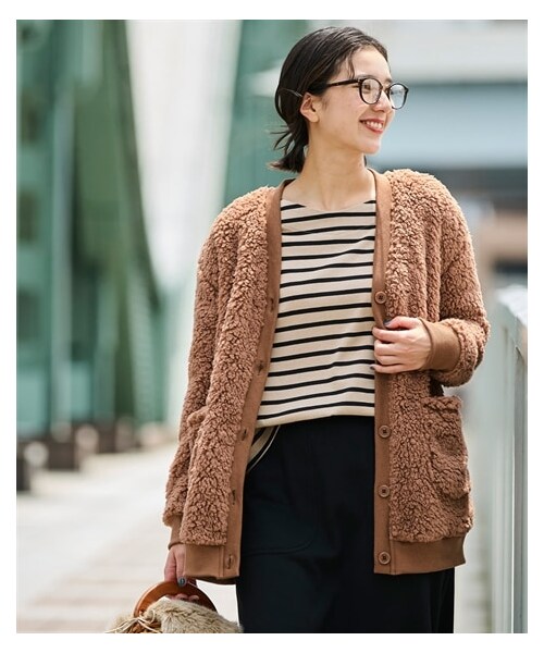 nissen（ニッセン）の「大きいサイズ暖か裏フリースシープ調ボアゆる