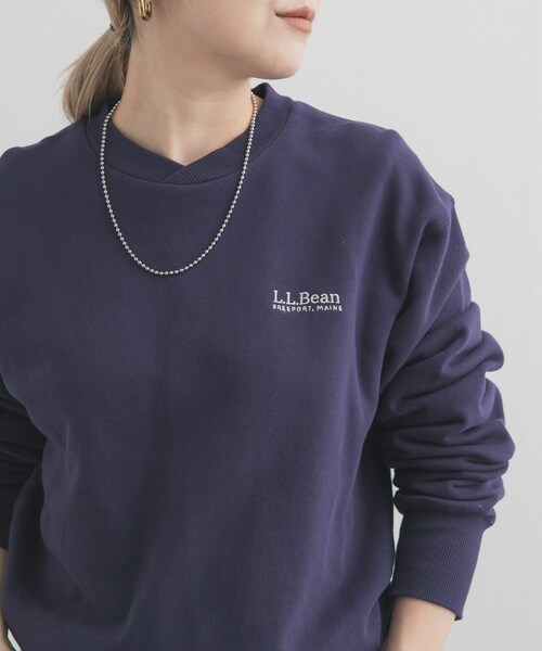 URBAN RESEARCH DOORS(アーバンリサーチドアーズ)の「L.L.Bean JAPAN EDITION CREWNECKSWEATSHIRTS(Tシャツ/カットソー・レディース・ECRU/BIRCH/NAVY/MAGENTA/SLATE BLUE/NIGHT・M)」の22枚目の写真