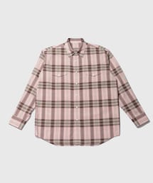 ADAM ET ROPE' | 【AURALEE/オーラリー】HIGH TWIST COTTON SILK CHECK SHIRT(シャツ/ブラウス)