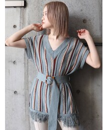 MURUA | ルーズストライプニット(ニット/セーター)