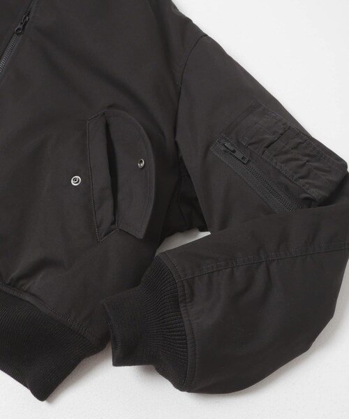 URBAN RESEARCH DOORS(アーバンリサーチドアーズ)の「FORK&SPOON SORONA MA-1ブルゾン(ブルゾン・レディース・BLACK/KHAKI・1)」の5枚目の写真