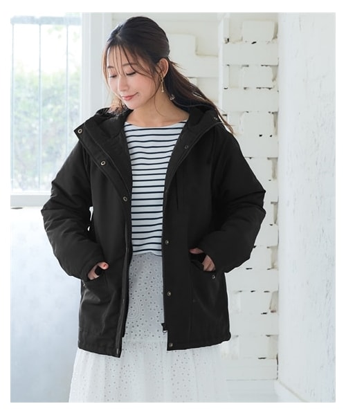 nissen（ニッセン）の「多ポケット中わたマウンテンパーカーコート