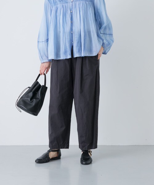 かぐれ（カグレ）の「コットンクロップドパンツ（その他パンツ・レディース・OFF/BEIGE/BLACK・Free）」の14枚目の写真