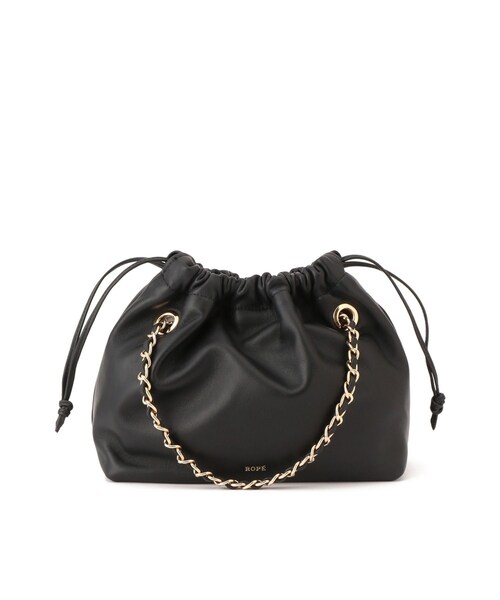 ROPE'(ロペ)の「Sheep Leather Bag soiree(ソアレ) /マルチWAYバッグ(ハンドバッグ・レディース・ブラック・F)」の4枚目の写真