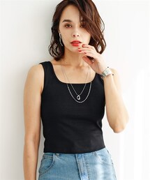 nissen | スクエアネックタンクトップ【ERES BELLA】(キャミソール)