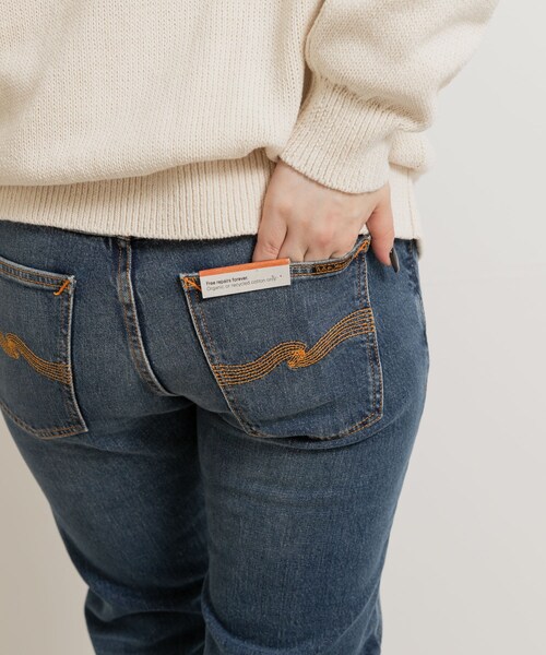 THE GOODLAND MARKET（ザグッドランドマーケット）の「NUDIE JEANS　Solid Ollie-Wild Blue（デニムパンツ・メンズ・W.Blue・29/30/32）」の7枚目の写真