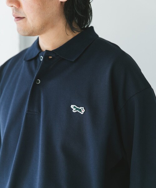 URBAN RESEARCH DOORS（アーバンリサーチドアーズ）の「『XLサイズ/WEB限定』『別注』PENNEYS×DOORS　THE FOX 鹿の子 ポロシャツ（ポロシャツ・メンズ・ASH GRAY/PURPLE/STEEL BLUE/NAVY・M/L/XL）」の22枚目の写真