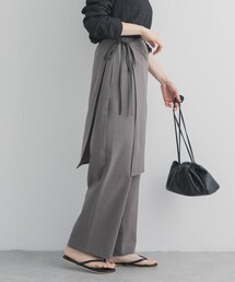 URBAN RESEARCH DOORS | ラップレイヤードストレートパンツ(その他パンツ)