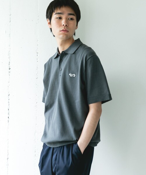 URBAN RESEARCH DOORS(アーバンリサーチドアーズ)の「『別注』PENNEYS×DOORS THE FOX ハイゲージ ニットポロ(ニット/セーター・メンズ・L.GRAY/BROWN/NAVY・M/L)」の6枚目の写真