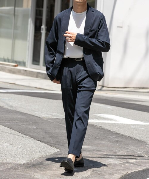 URBAN RESEARCH ROSSO（アーバンリサーチロッソ）の「『XLサイズあり』ストレッチワッシャーイージーセットアップ（セットアップ・メンズ・CHARCOAL/NAVY・S/M/L/XL）」の3枚目の写真