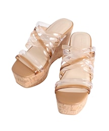 MERCURYDUO | クリアチューブウエッジサンダル(サンダル)