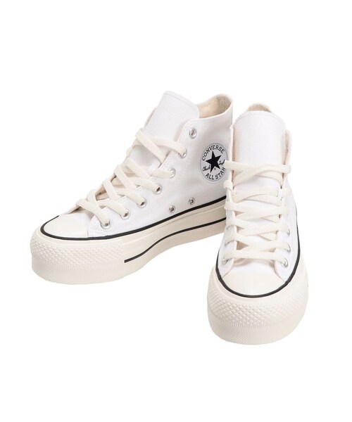 jouetie（ジュエティ）の「【CONVERSE】ALL STAR(R) LIFTED HI（スニーカー・レディース・オフホワイト/ブラック・23.5/24.5/26）」の4枚目の写真