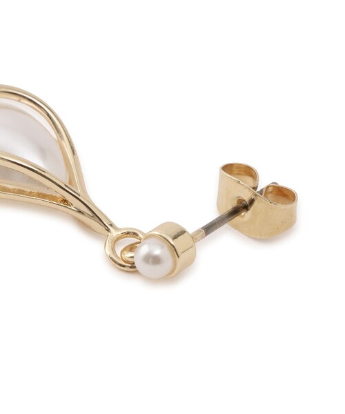 ROPE' PICNIC（ロペピクニック）の「ドロップパールピアス（ピアス（両耳用）・レディース・ゴールド/シルバー・F）」の7枚目の写真