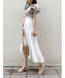 dazzlin | スロープラインレーススカート(スカート)