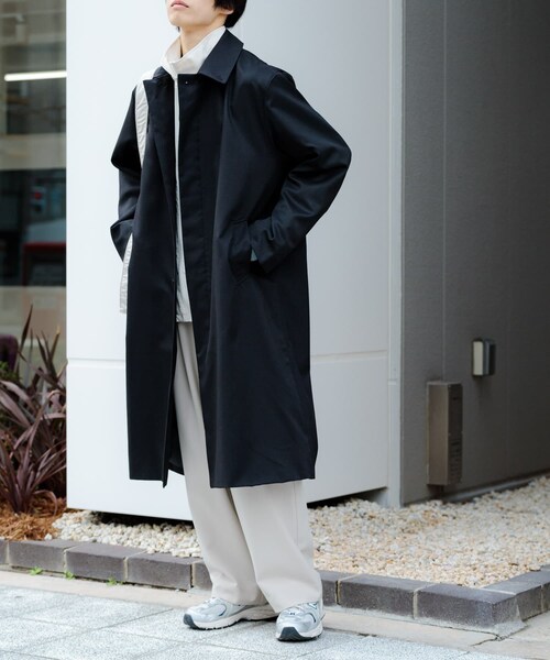 SENSE OF PLACE by URBAN RESEARCH(センスオブプレイスバイアーバンリサーチ)の「ステンカラーコート(テーラードジャケット・メンズ・BEIGE/BLACK/MINT・M/L)」の12枚目の写真