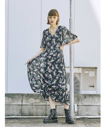 jouetie | レースアップシアーワンピース(ワンピース)