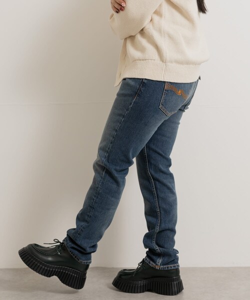 THE GOODLAND MARKET（ザグッドランドマーケット）の「NUDIE JEANS　Solid Ollie-Wild Blue（デニムパンツ・メンズ・W.Blue・29/30/32）」の4枚目の写真