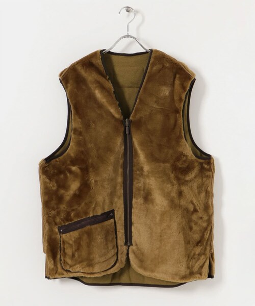 URBAN RESEARCH（アーバンリサーチ）の「Barbour　waistcoat zip-in liner（テーラードジャケット・メンズ・Brown・38/40/42/44/46）」の2枚目の写真