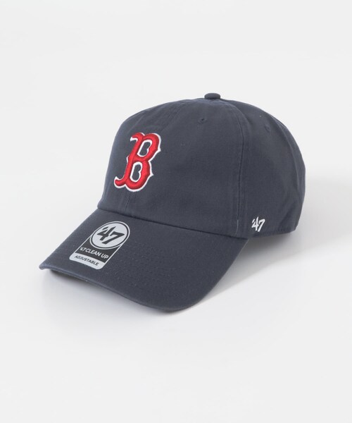 SENSE OF PLACE by URBAN RESEARCH(センスオブプレイスバイアーバンリサーチ)の「『WEB/一部店舗限定』FORTY SEVEN 47 CLEAN UP RED SOX(キャップ・メンズ・BLACK/VT NAVY/KHAKI/NATURAL/BLUE/BLK×WHT・One)」の16枚目の写真