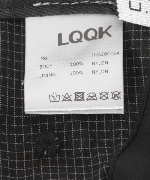 URBAN RESEARCH(アーバンリサーチ)の「LQQK Studio NEW BOX LOGO CAP(キャップ・メンズ・BLACK・Free)」の8枚目の写真