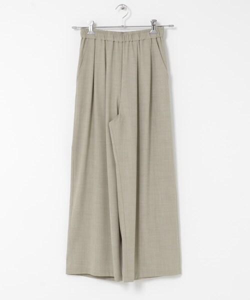 URBAN RESEARCH（アーバンリサーチ）の「タックギャザーストレートパンツ（その他パンツ・レディース・BEIGE/BROWN/CHARCOAL/STRIPE・36/38/40）」の21枚目の写真