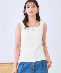 nissen | ストラップ止め付キャミソール(Tシャツ/カットソー)