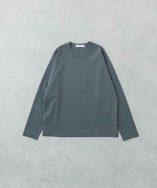 URBAN RESEARCH（アーバンリサーチ）の「コットンナイロンスムージーロングスリーブ（Tシャツ/カットソー・メンズ・WHITE/BEIGE/GRAY/BLACK・S/M/L）」の3枚目の写真