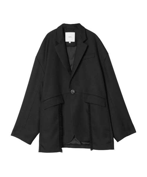 UN3D.(アンスリード)の「FRINGE POINT JK【セットアップ着用可能】(テーラードジャケット・レディース・ブラック/ブラウン・36/38)」の16枚目の写真