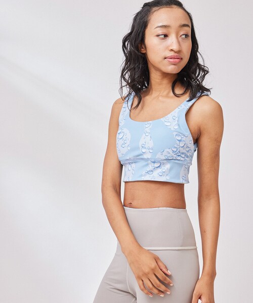 NERGY（ナージー）の「【UV】SURREALISMリバーシブルブラトップ（ブラジャー・レディース・ブルー系/ターコイズ・L/M/S）」の3枚目の写真