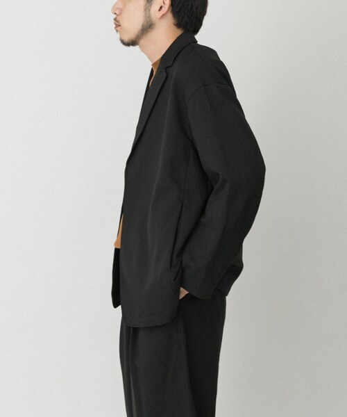 EKAL（エカル）の「ウールライクジャケット（テーラードジャケット・メンズ・ブラウン/チャコール/ブラック・M/L）」の18枚目の写真