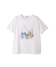 Jayro | ラインストーンヒール&バッグTシャツ(Tシャツ/カットソー)