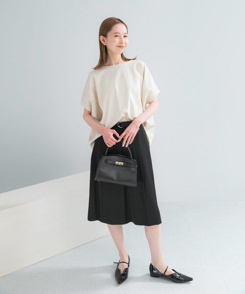 URBAN RESEARCH ROSSO（アーバンリサーチロッソ）の「『WEB/一部店舗限定』UVカットドルマンスリーブプルオーバー（Tシャツ/カットソー・レディース・IVORY/D/BLUE/CAMEL/BROWN・Free）」の12枚目の写真
