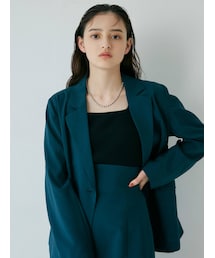 MURUA | バックベルトテーラードジャケット【セットアップ着用可】(テーラードジャケット)