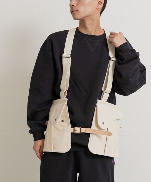 THE GOODLAND MARKET（ザグッドランドマーケット）の「KEIMEN　Vest（ベスト・メンズ・Ivory/BLACK・FREE）」の3枚目の写真