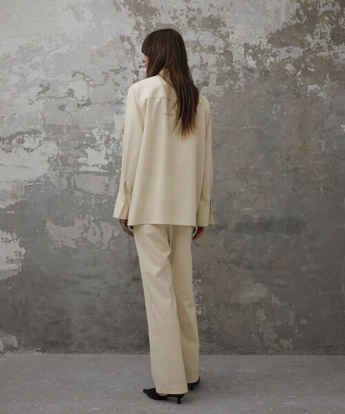 ADAM ET ROPE'（アダムエロペ）の「【EMOELLE】ソモウイージーパンツ（その他パンツ・レディース・ブラック/キナリ系・36/38）」の15枚目の写真