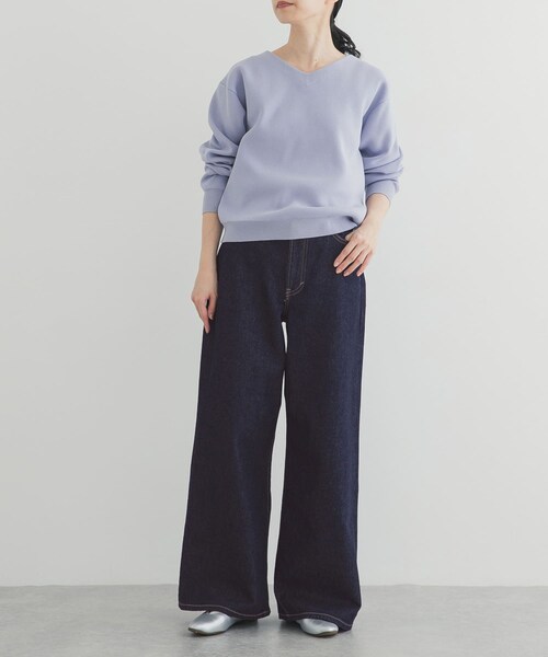 URBAN RESEARCH DOORS(アーバンリサーチドアーズ)の「『別注』Lee101×DOORS WIDE PANTS(デニムパンツ・レディース・ONE WASH/USED/BLUE OW・XS/S/M/L)」の8枚目の写真
