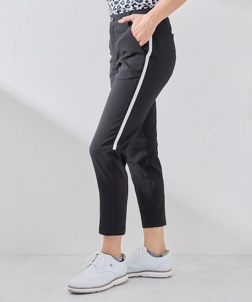 ROPE'（ロペ）の「【撥水】シアサッカーサイドラインクロップドパンツ（その他パンツ・レディース・ブラック/ホワイト/ネイビー・L/M/S）」の19枚目の写真