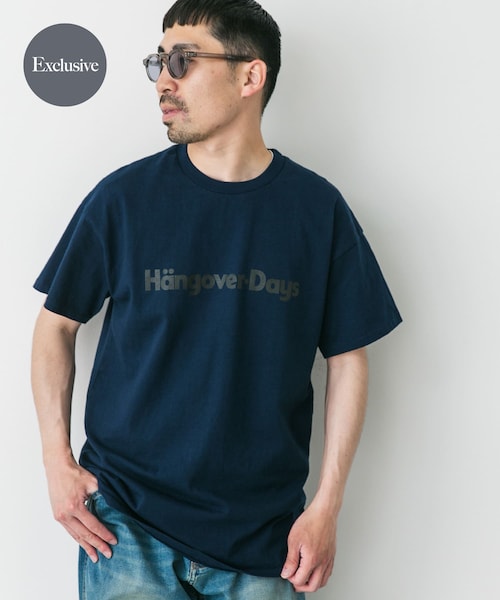 URBAN RESEARCH DOORS（アーバンリサーチドアーズ）の「『別注』SLOPPY SUPPLY×DOORS　HANGOVER T-SHIRTS（Tシャツ/カットソー・メンズ・BLACK/WHITE/NAVY/BLUE/GREEN・M/L/XL）」の4枚目の写真