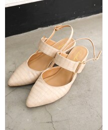 dazzlin | ベルテッドローヒールパンプス(パンプス)