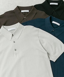URBAN RESEARCH DOORS | LIFE STYLE TAILOR　ハイゲージ半袖ニットポロシャツ(シャツ/ブラウス)