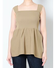 LAGUNAMOON | ペプラムフォルムニットプルオーバー(ニット/セーター)