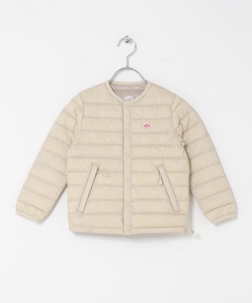 URBAN RESEARCH DOORS（アーバンリサーチドアーズ）の「DANTON　INNER DOWN CREW-NECK JACKET(KIDS)（ダウンジャケット/コート・キッズ・BLACK/OYSTER・115/135）」の10枚目の写真