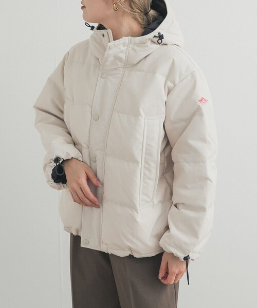 URBAN RESEARCH DOORS（アーバンリサーチドアーズ）の「DANTON　DOWN HOODED JACKET（その他アウター・レディース・BLACK/LT.BEIGE/IVORY/DK.BROWN・XS/S）」の7枚目の写真
