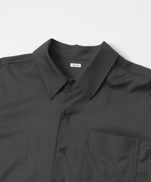 URBAN RESEARCH(アーバンリサーチ)の「THE DAY WOOL SILK CHORE JACKET(カバーオール・メンズ・BLACK/CHARCOAL・1/2)」の13枚目の写真