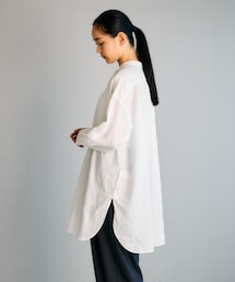 かぐれ（カグレ）の「リネンチュニックシャツ（シャツ/ブラウス）」